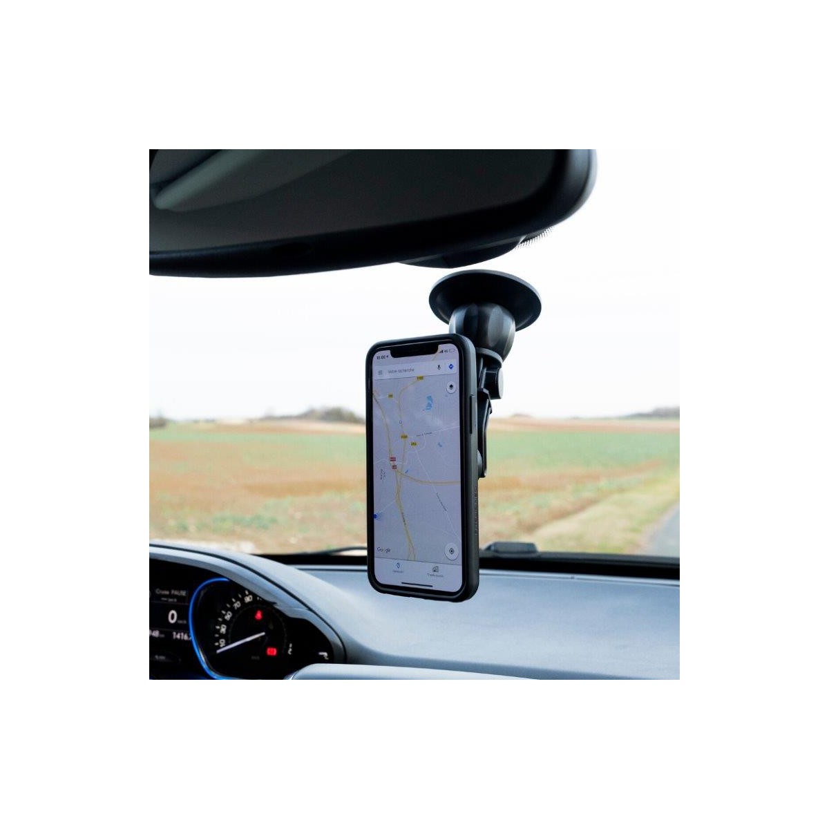Support voiture téléphone , tablette ventouse tableau de bord , pare-brise  linq HD199 - Conforama